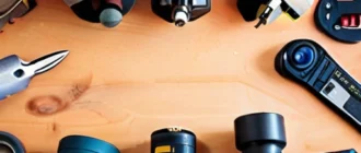 Collection of electric tools for construction and repair, including drills, jigsaws, and grinders organized in a workshop.